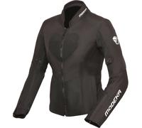 Modeka Emma Air Chaqueta textil de motocicleta para damas, negro, Talla 42