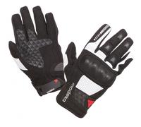 Modeka Fuego Guantes de la motocicleta, negro-gris, tamaño XL para Hombres