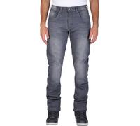 Modeka Glenn 2 Vaqueros de moto, gris, Talla Short 42
