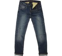 Modeka Glenn Slim Pantalones Textiles para Motocicletas, azul, tamaño 33 para Hombres