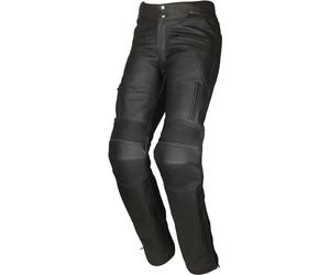 Modeka Helena Señoras Pantalones de Cuero de Motocicleta, negro, tamaño XL para Mujer