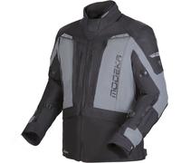 Modeka Hydron chaqueta textil impermeable para motocicletas, negro-gris, tamaño M para Hombres
