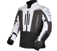Modeka Hydron, chaqueta textil impermeable XL male Gris Claro/Gris Oscuro/Negro