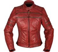 Modeka Iona Chaqueta de cuero de mujer rojo 40