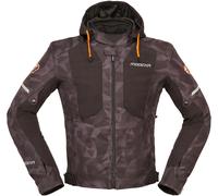 Modeka Jakson Camo 2in1, chaqueta textil impermeable XXL male Negro/Gris Oscuro