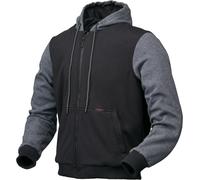 Modeka Jamey, sudadera con cremallera 4XL male Negro/Gris