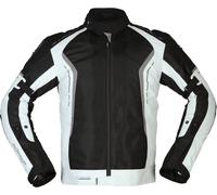 Modeka Khao Air Chaqueta textil de motocicleta, negro-gris, tamaño S para Hombres