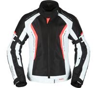 Modeka Khao Air Chaqueta textil para motocicletas de señoras, negro-gris, tamaño 40 para Mujer