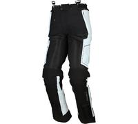 Modeka Khao Air Pantalones textiles de motocicleta, negro-gris, tamaño 3XL para Hombres