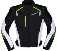 Modeka Lineos, chaqueta textil XL male Negro/Blanco/Verde Neón