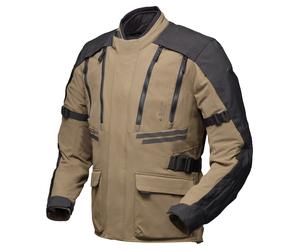 MODEKA Lucano caballeros Chaqueta de tela Marrón/Negro L hombres