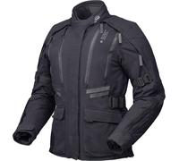 Modeka Lucano Chaqueta textil impermeable para mujer, negro, Talla 38
