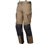 Modeka Lucano Pantalones Textiles de Motocicleta Impermeables, negro-beige, tamaño 2XL para Hombres