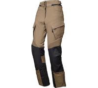 Modeka Lucano Pantalones textiles impermeables para mujer, negro-beige, tamaño 38
