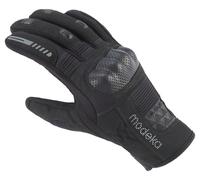 Modeka Fuego Guantes de la motocicleta (Black,9)
