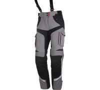 Modeka Panamericana Damas pantalones textil de la motocicleta, gris/negro, Talla 44