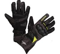 Modeka Panamericana Guantes de la motocicleta de las señoras, negro-amarillo, tamaño S para Mujer