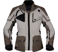 Modeka Panamericana 2 Chaqueta textil de motocicleta para mujer, negro-beige, tamaño 42