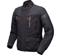 Modeka Paneo LT impermeable Motocicleta Textil Jacke, negro, tamaño 5XL para Hombres