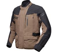 Modeka Paneo LT impermeable Motocicleta Textil Jacke, negro-beige, tamaño 2XL para Hombres