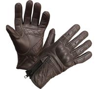 Modeka Parkar Guantes de motocicleta, marrón, Talla 10