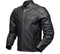 Modeka Phinix Chaqueta de cuero para moto, negro, tamaño 5XL para Hombres