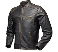 Modeka Phinix Chaqueta de cuero para moto, marrón, tamaño M para Hombres
