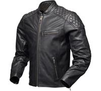 Modeka Phinix Chaqueta de cuero para moto, negro, tamaño L para Hombres