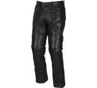 Modeka Ryley Pantalones de cuero, negro, tamaño 58 para Hombres