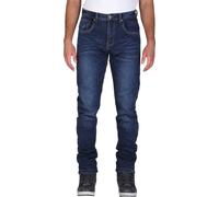 Modeka Sonic Mono Vaqueros de moto, Azul, Talla Short 33
