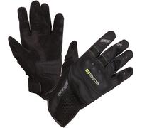 Modeka Sonora Guantes de moto, negro-amarillo, tamaño S M para Hombres