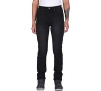 Modeka Tabera Jeans de moto para mujer, negro, tamaño 36