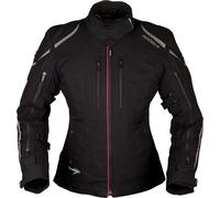 Modeka Takuya Chaqueta textil de la motocicleta de las señoras, negro, tamaño 44 para Mujer