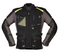 Modeka Talismen Chaqueta textil para motocicletas, negro-gris-amarillo, tamaño 3XL para Hombres