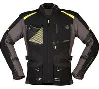 Modeka Talismen, chaqueta textil XL male Negro/Gris Oscuro/Amarillo Neón