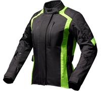 Modeka Tarex II, chaqueta textil impermeable mujer 38 female Negro/Amarillo Neón