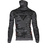 Modeka Tech Dry Bandana Longsleeve Camisa Funcional, negro-multicolor, tamaño M para Hombres