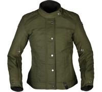 Modeka Thiago, chaqueta textil impermeable para mujeres 36 female Verde Oscuro