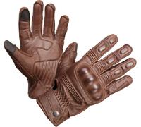 Modeka Urban Legend Guantes de motocicleta, marrón, Talla 7