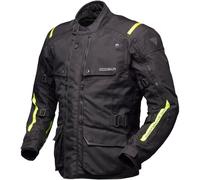 Modeka Varus, chaqueta textil impermeable 3XL male Negro/Amarillo Neón