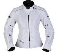Modeka Veo Air Chaqueta textil de motocicleta para mujer, Gris claro, Talla 44