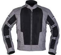 Modeka Veo Air Chaqueta de motocicleta, negro-gris, tamaño L para Hombres