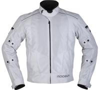 Modeka Veo Air Chaqueta textil para motocicletas, Gris claro, Talla S