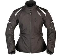 Modeka Violetta Chaqueta textil de moto para mujer, negro/negro, Talla 42
