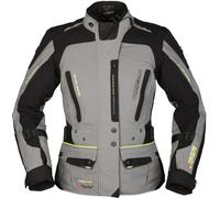 Modeka Viper LT Chaqueta textil para motocicletas de señoras, gris/negro, Talla 36