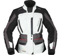 Modeka Viper LT Chaqueta textil para motocicletas de señoras, negro-gris, tamaño 46 para Mujer