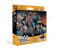 MODEL COLOR SET: Infinity - pintura acrilica, O-12, con figura exclusiva - 8 Hobby Colors