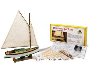 Model Expo MID965 1/32 Chesapeake Bay Flattie - Maqueta de maqueta, multicolor, mediano