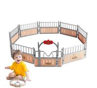 Model Horse Stable Playset - Durable Elegant Sleek , Premium, Modern, Barn Juguetes Figuras, Animales de granero, con de juego falso | Multipurpose Outdoor Indoor Utility