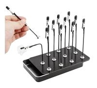Model Paint Holder - 12 piezas Model Painting Aligator Clip, Spray Tools Stand, Hobby Craft Organizer Durable Flexible Clip Base Secure Parts Painting Station Workshop, Versatile Modeling Tool Access